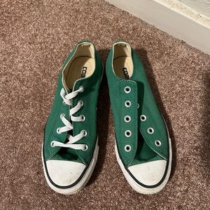 Green Converse, women’s size 6